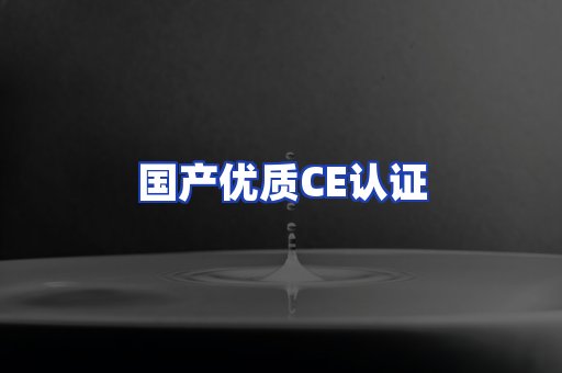 国产优质CE认证